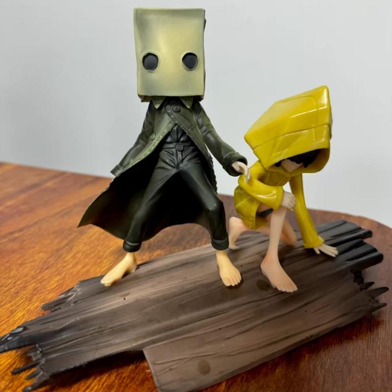 Little Nightmares Ii Six Mono Action Figure Game Scene Model Toys Cartoon Character Chassis Ornament Collection Halloween Gifts