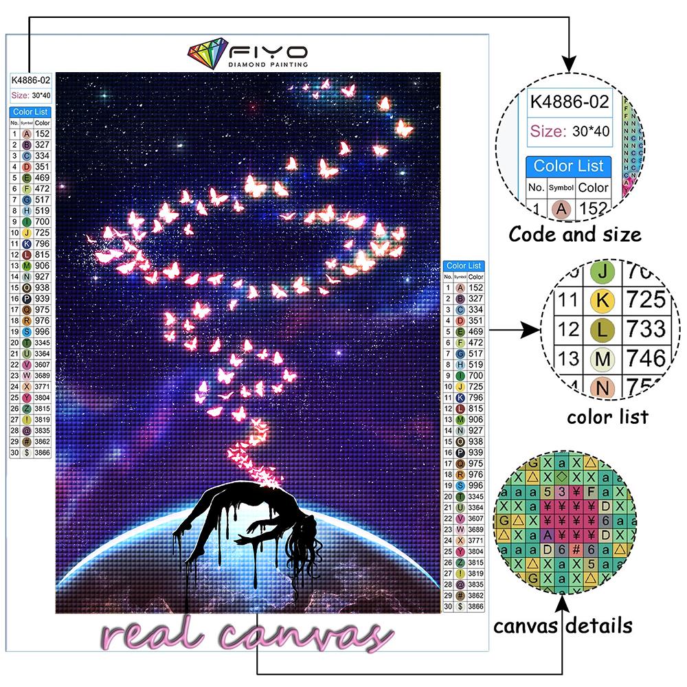5D Diamantmalerei Vollständige Diamanten Künstlerischer Mond und Sternenhimmel Diamantmalerei Handgefertigt DIY Diamant Mosaikmalerei Heimdekoration
