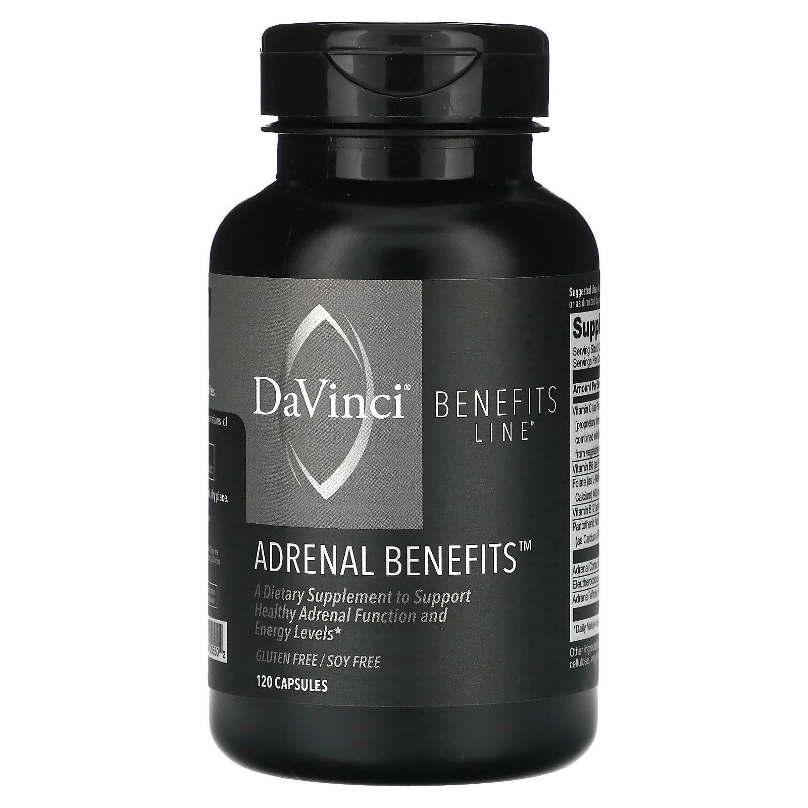

DaVinci Laboratories of Vermont, nes Line, Adrenal Benefits, 120 Capsules