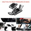 16 in 1 Multipurpose Bike Repair Tool Kits Bicycle Multi Tool Screwdriver Tire Levers Hex Spoke Wrench Folding Repair Tools