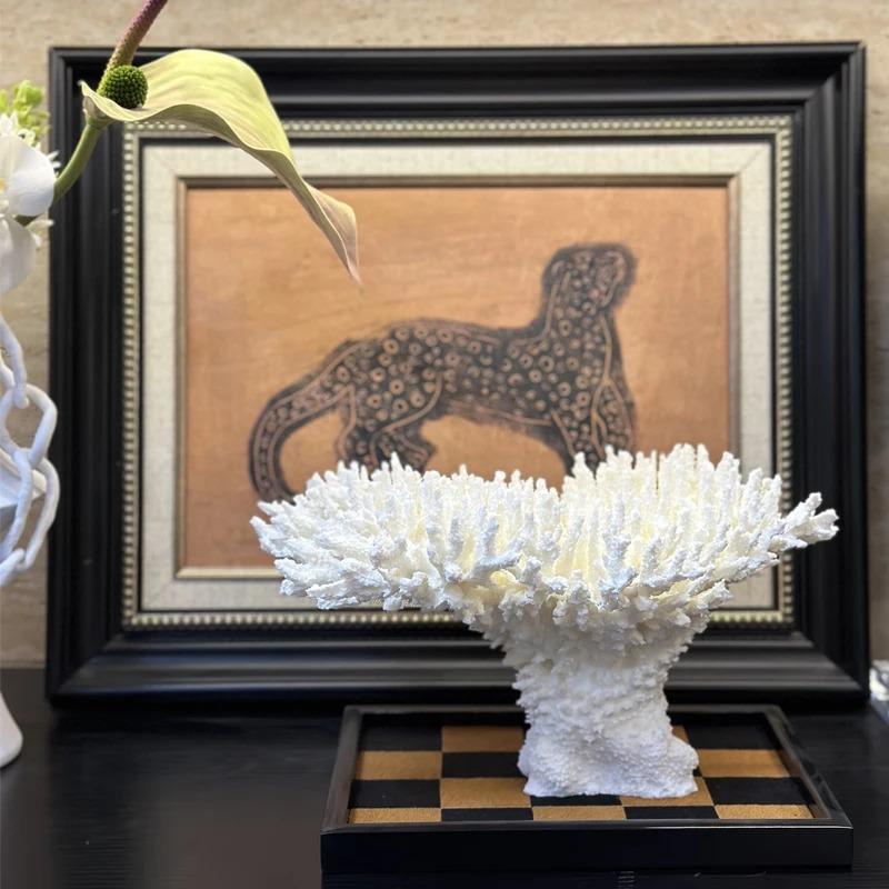 Modern Coral Ornaments Art Creative Aesthetic Miniature Ornament Minimalist Funny Accessories Home Interior Room Decorations
