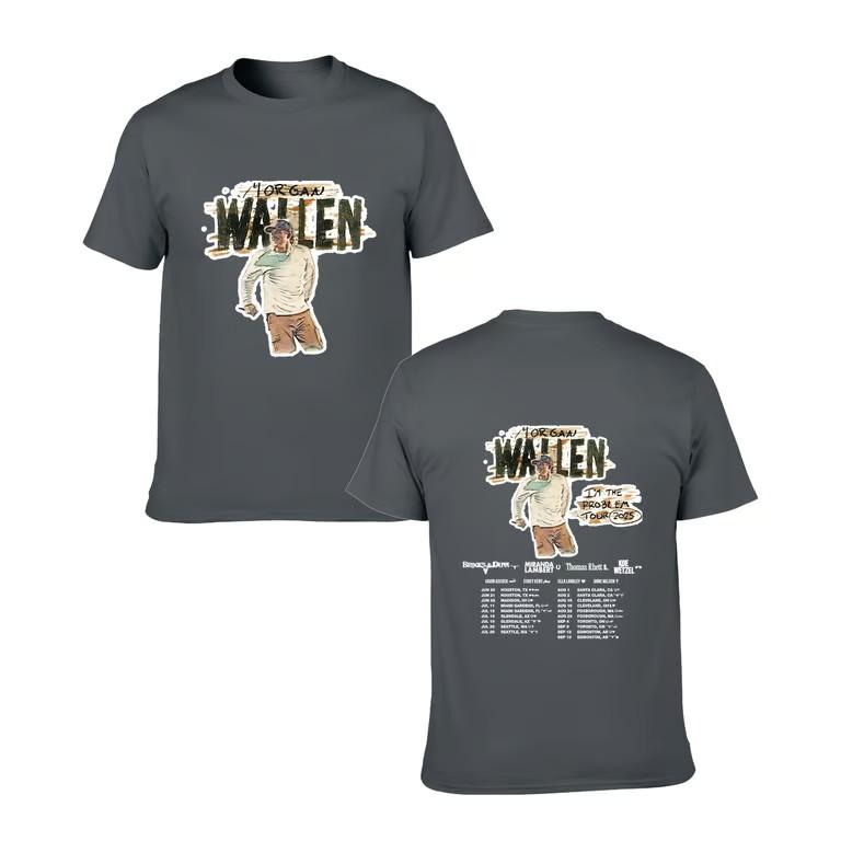 Morgan Wallen I039;m The Problem Tour Shirt with Date amp; City for Women Men Unisex T-Shirt