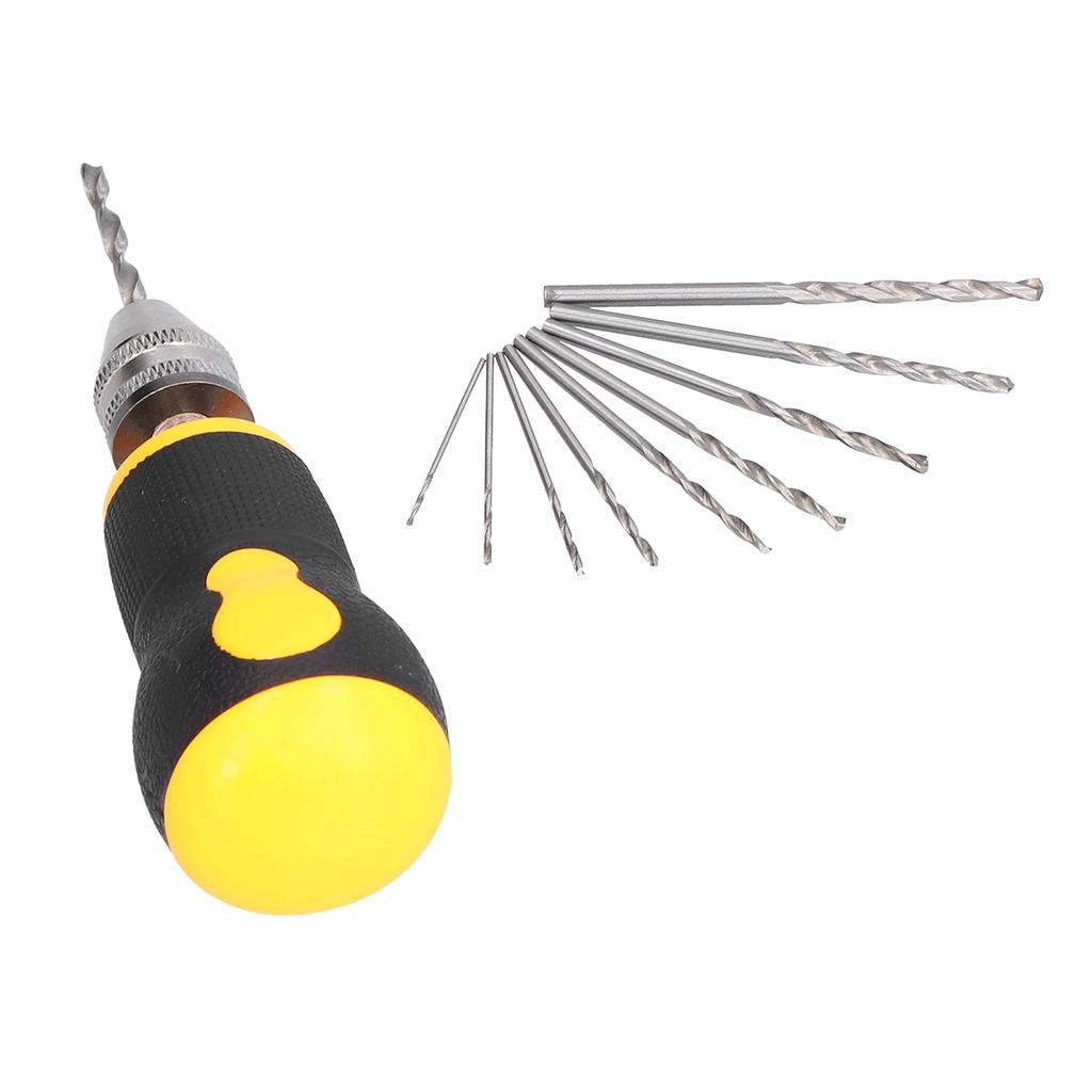 Mini Screwdriver Portable Anti Slip Hand Screwdriver Hand Twist Drill 0.5?3.2mm Drilling Tool