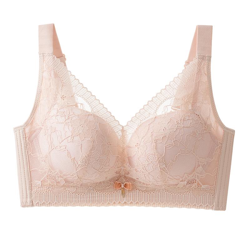 

Большой размер нижнего белья, бюстгальтер против провисания и регулируемый, без косточек, для добавочной груди 46/105D бежевый