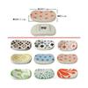 Set of 9 "Soramame" (Broad Bean) Chopstick Rests - Japanese Style Ceramic Chopstick Holders, Tableware, Kitchen Accessories, Gifts - 5x3x1.5cm,