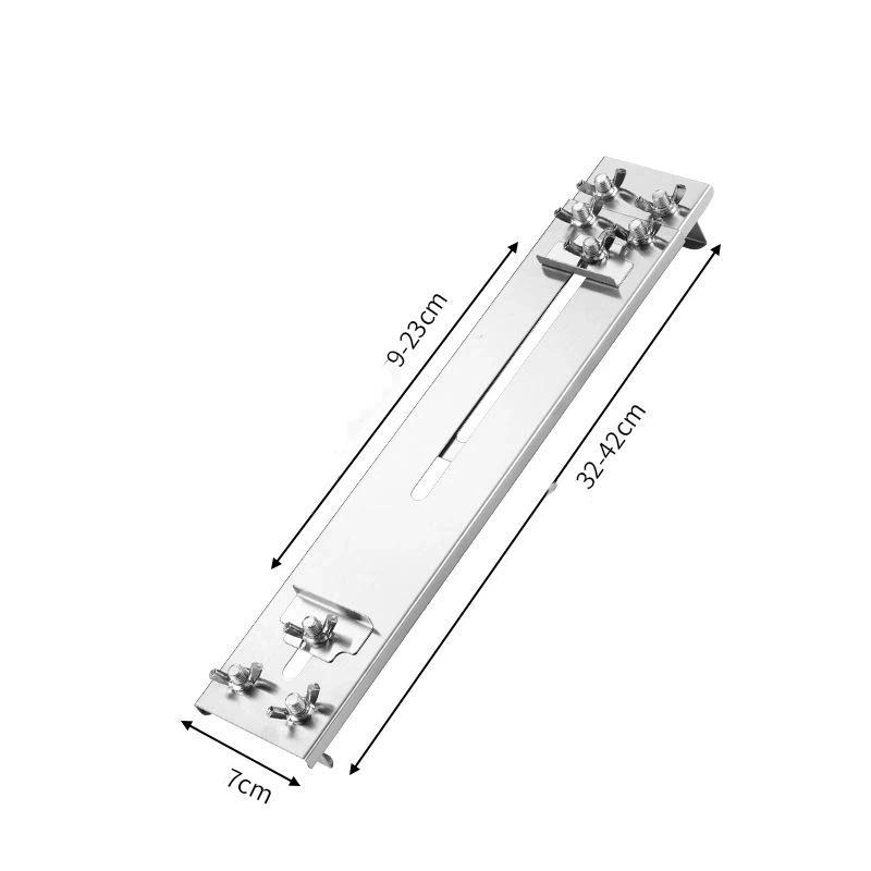Stainless Steel Retractable Whetstone Stand with Anti-Skid Feet Adjustable Sharpening Bracket for Kitchen Household Knife Sharpening