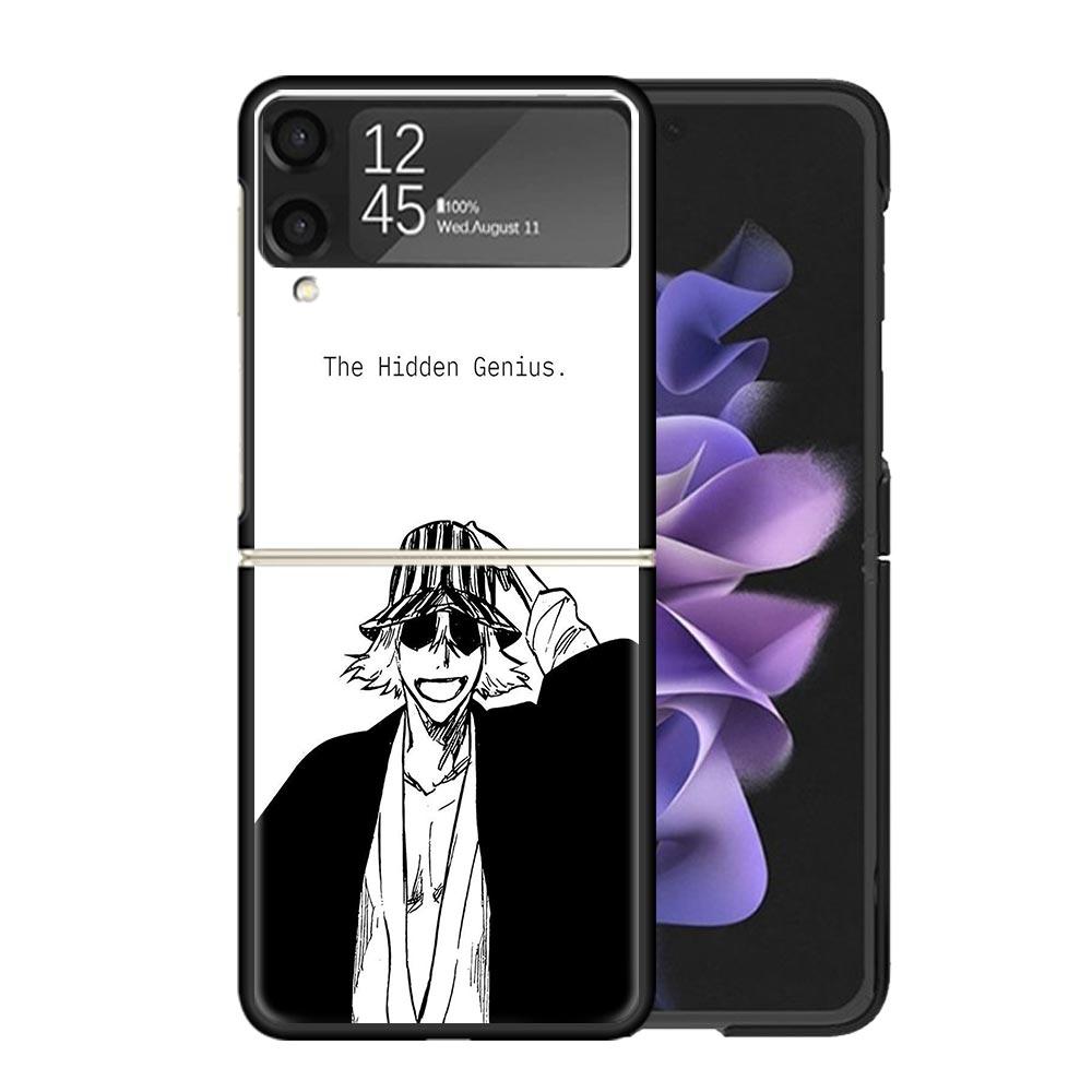 Bleach Kisuke Urahara Cases For Samsung Galaxy Z Flip 4 5 6 7 3 Z Flip7 Flip6 Flip4 Flip5 Flip3 5G Hard Shockproof Fundas Cover