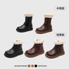 Girls shoes children's Martin short boots 2025 autumn and winter new velvet cotton shoes winter baby snow boots