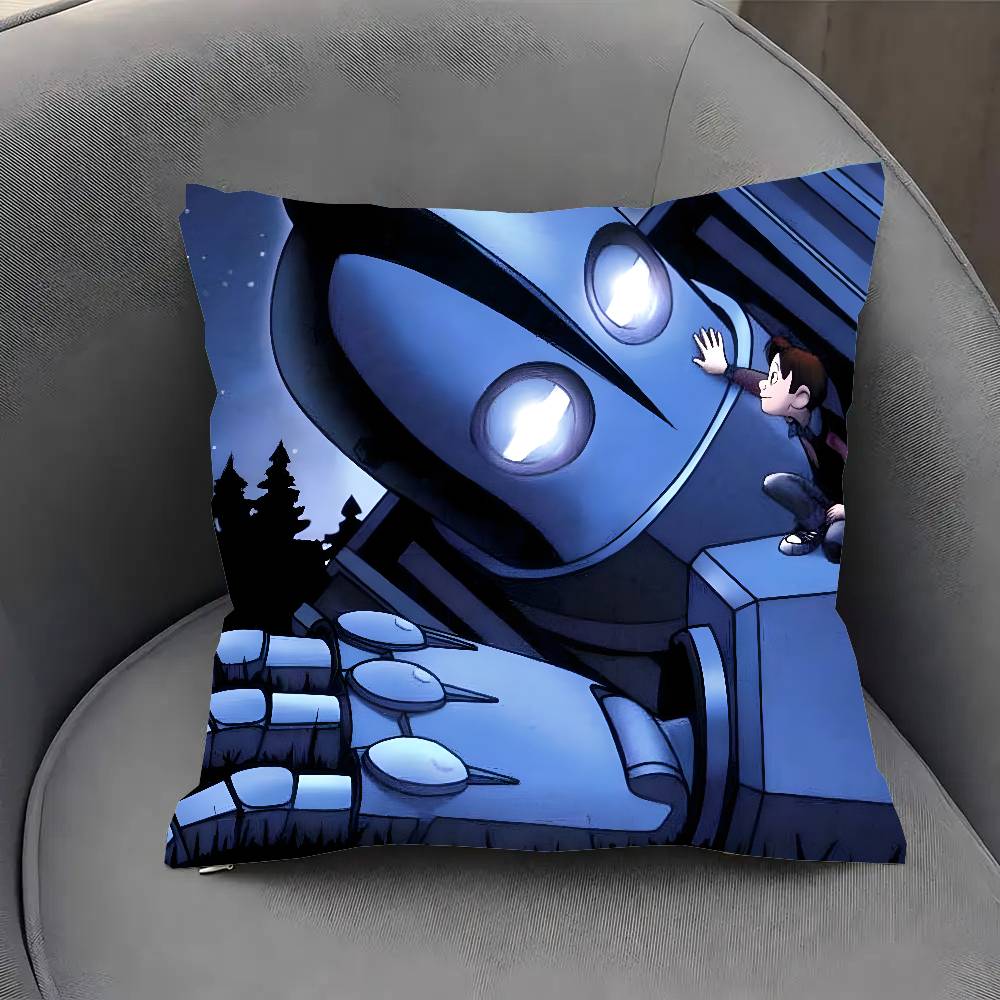 The Iron G-Giant Animated Movie Pillow Case Sofa Cushion Cover Room Home Decoration