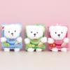 Bear Cute Keychain Cartoon Girl Backpack Decoration Hanging Plush Gift Doll