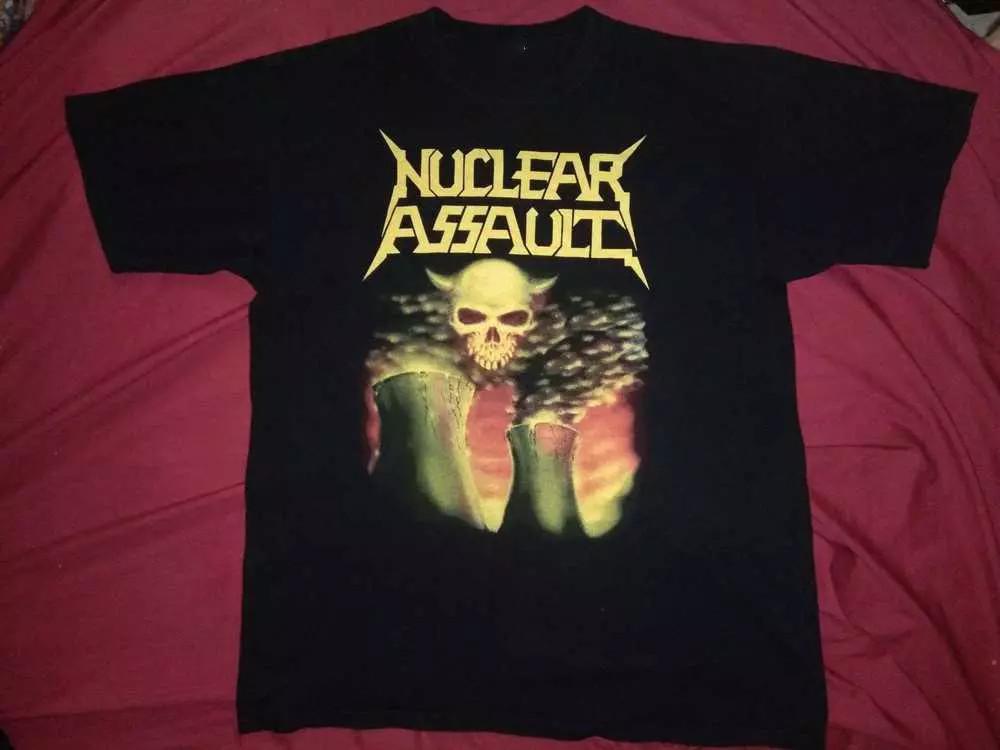 NUCLEAR ASSAULT Band Album Cadeau Voor Fan T-shirt Volledige Maat S-5XL