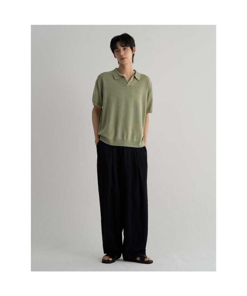 8SECONDS Lightweight Pintuck Banding Slacks Black