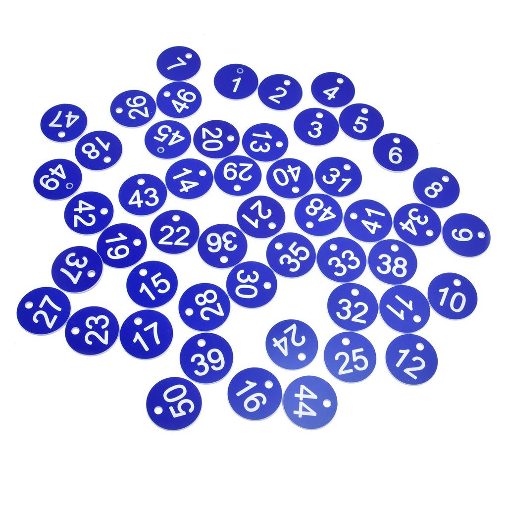 50 STÜCK Nummeriertes Etikett Nummerierter Anhänger für Nutztierhaltung Bienenzucht Tierhaltung Zuchtbedarf