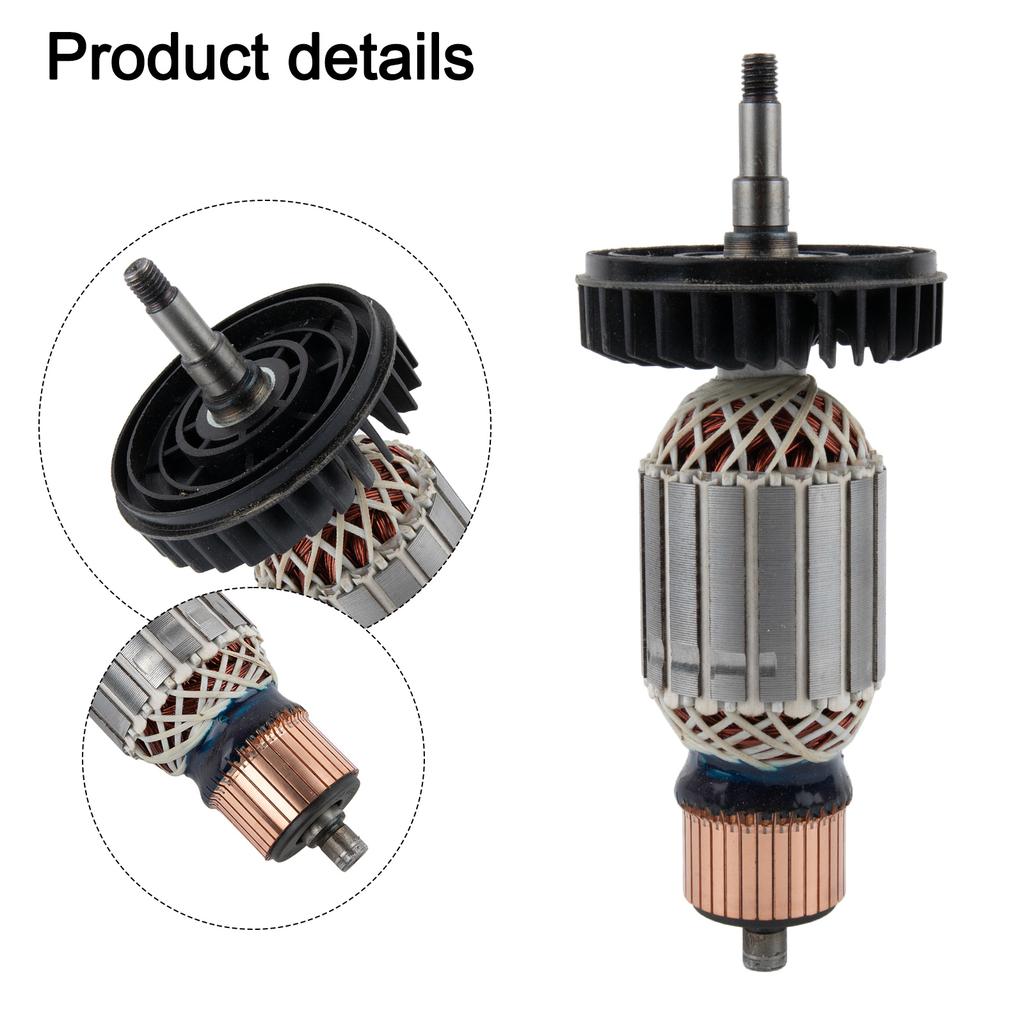180 Angle Grinder 201*79mm Angle Grinder Rotor Tools Spare Parts Plastic Components Power Tool Accessory Repair Parts