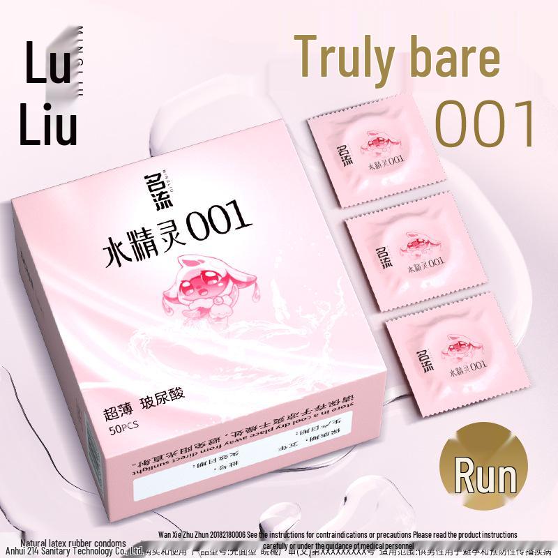 Mingliu Ultra Thin Long-Lasting Dotted Condoms with Hyaluronic Acid - 10 Pack