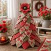 DIY Stoffbaum Bastelset, Patchwork-Stoffpaket mit Blumenmuster für Tischdekoration