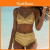 Classic Womens High Waist Bikini Set With Pushup Cups For Swimming And Water Sports