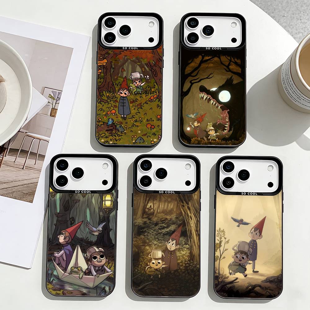 O-Over the G-Garden W-Wall Dark Fairy Tale Phone Case For iPhone17,16,15,14,13,12,Pro Max Black Colorful Phone case
