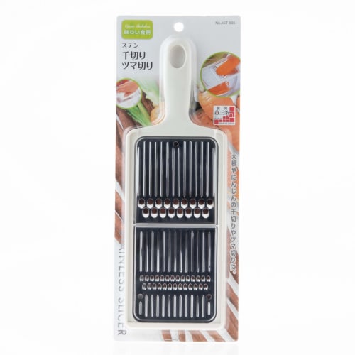 Shimomura Kogyo, Made in Japan, Ajiwai Shokubo Stainless Steel Julienne/Garnish Slicer AST-605, Made in Tsubame-Sanjo, Niigata