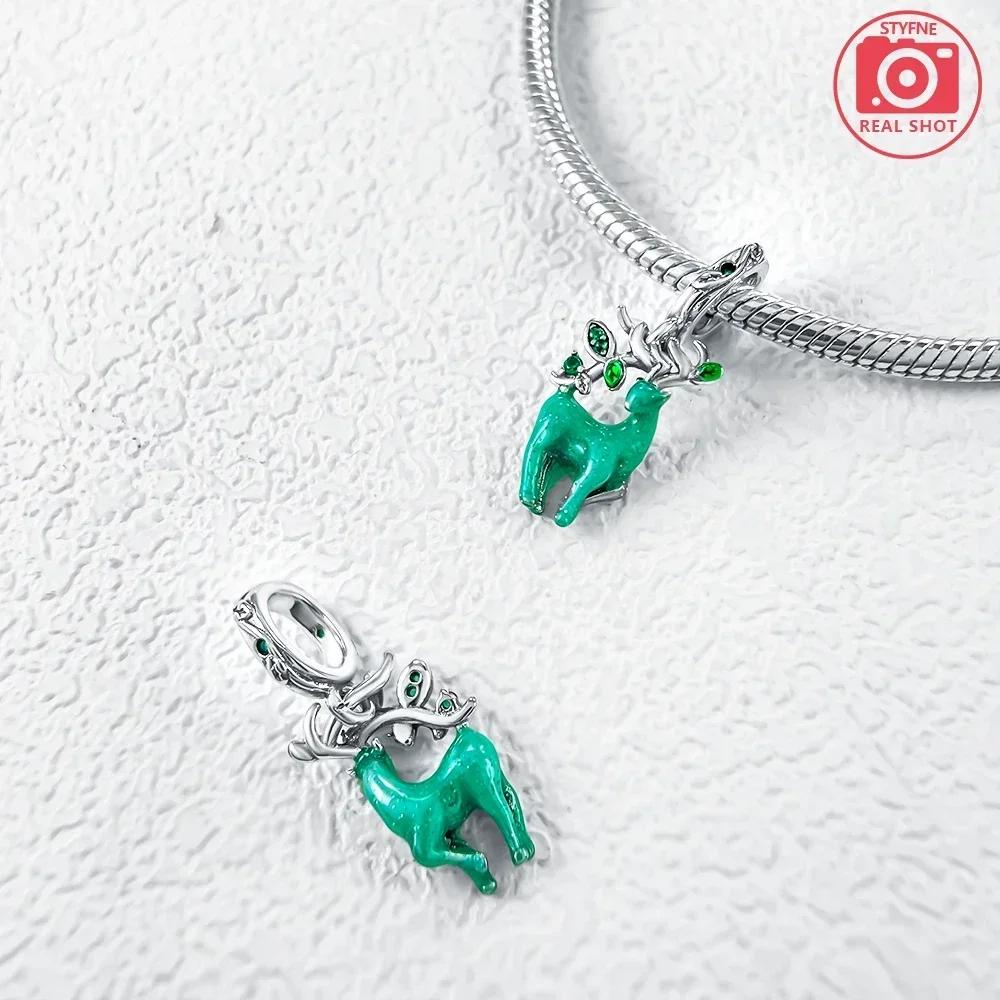 Climbing Frog Lotus Leaf Bead Components Copper Metal Charm Bead Component Green Enamel Craft Cute Animal Compatible With Women's Authentic Original