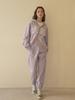 Leupeulle [Logo] Sweat Jogger Pants (Lavender)