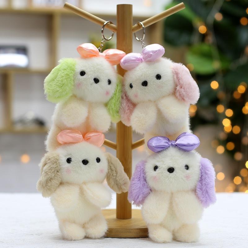 Niedlich und Niedlich Pfeil und Bogen Hund Anhänger Plüschtier Puppe Puppe Tasche Hängender Schlüsselanhänger Puppe