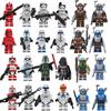 Star Movie Warrior Building Block Minifigures, Small Particle Assembly Doll Battle Toy, 24-Piece Set 