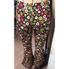 Girls Fashion Trend Printed Hip Hop Style Flared Pants Plus Headwear
