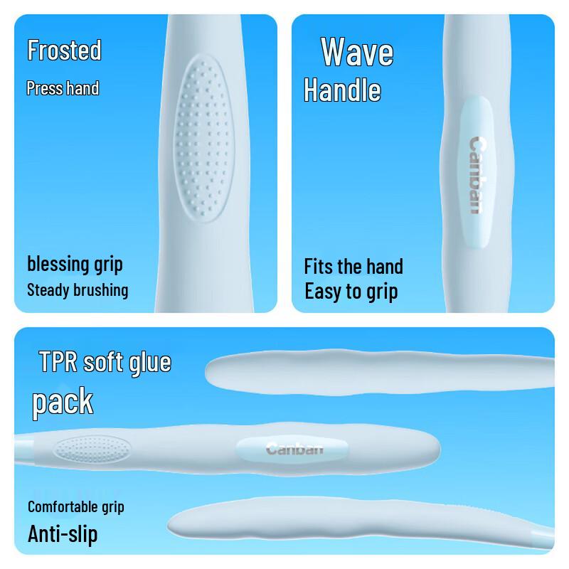 Canpan Wide Head Triple Soft Bristle Toothbrush