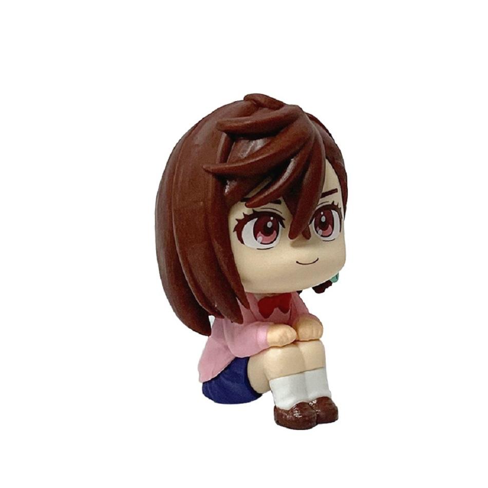 Neue DAN DA DAN Mini Q-Version Figur Ayase Momo Takakura Ken Anime Peripherie Spielzeug Desktop Auto Ornamente PVC Modell Weihnachtsgeschenk
