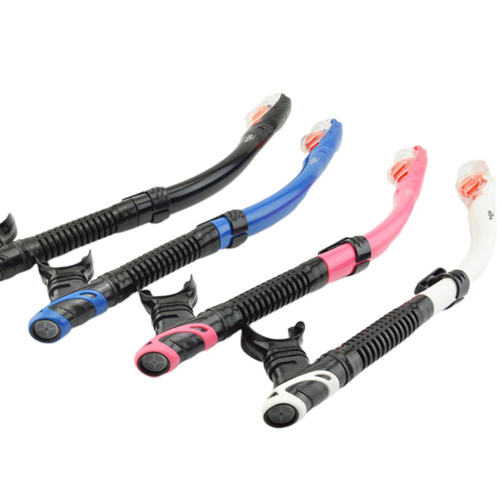

DM406+SN506 Professional Full-dry Snorkeling Mask Foldable for adult Scuba Diving Mask black Single snorkel#1