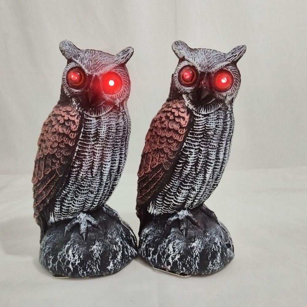 

Смоляна приманка для сови великого розміру Відлякувач птахів Нові птахи для відкритого патіо коричневий