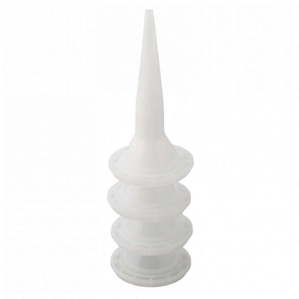 Home Improvement Caulking Nozzle Structural Glue Nozzle White