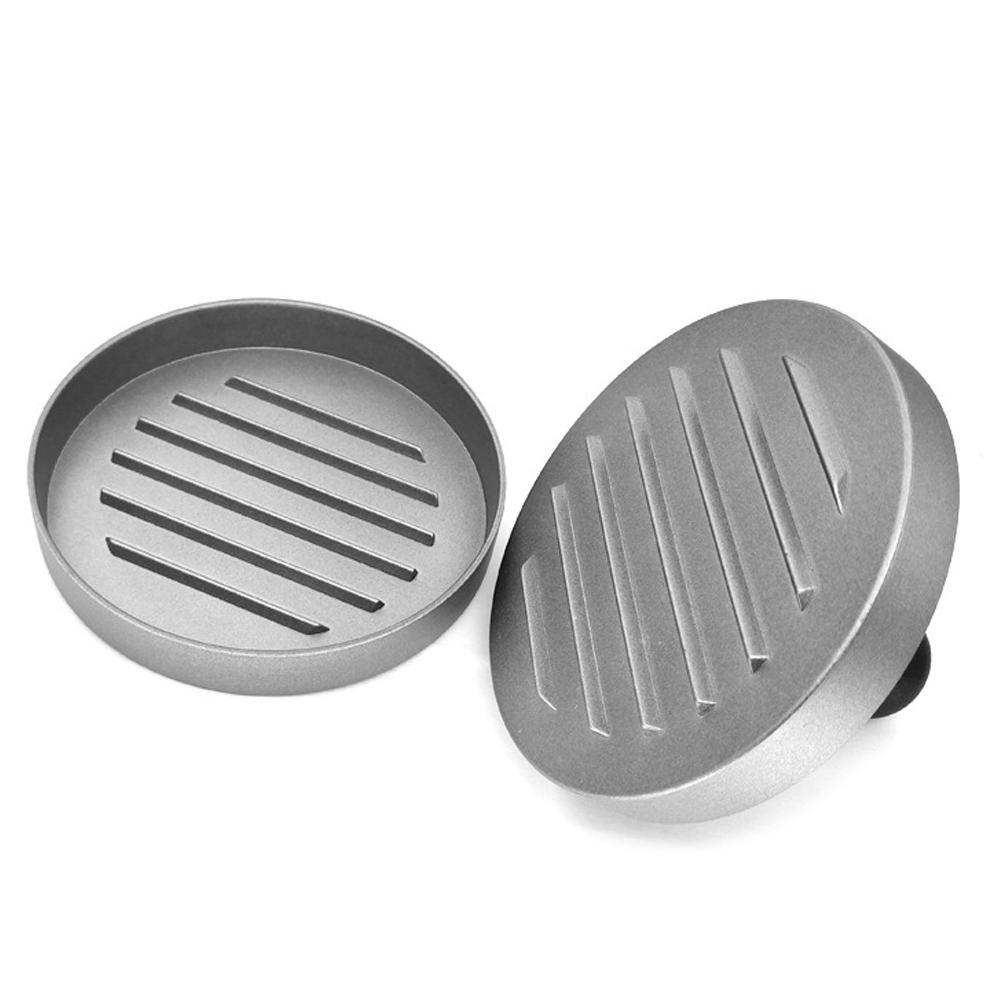 Zinc Aluminum Alloy Non Stick Hamburger Press Maker Mold Patty Making Tool Kitchen Accessory