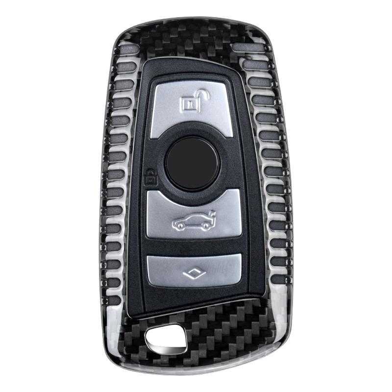 Carbon Fiber Car Key Cover Protective Case Real Carbon Fiber BMW1 2 3 4 5 6 7 Series Car Interior Accessories