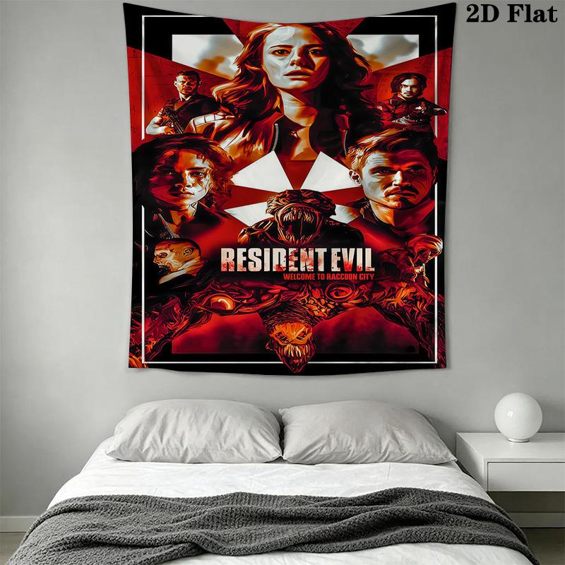 Resident Evil Violation Book I Tapestry Wallmounted Background Cloth Work Of Art Background Cloth Home Decor