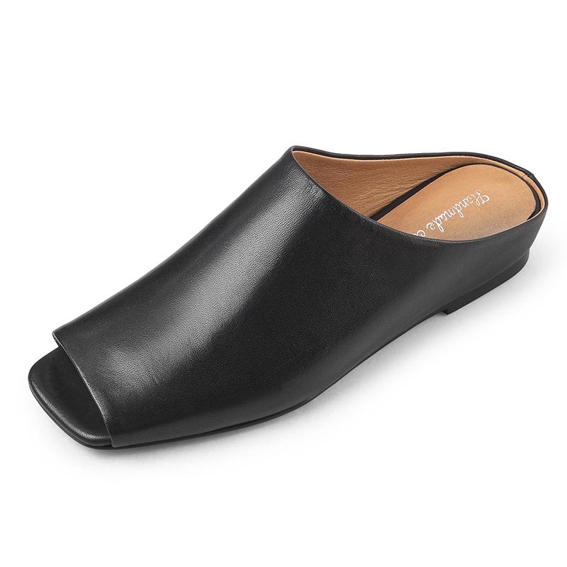 Fashion 2025 New Spring Summer Women Pumps Fashion Peep Toe Slip on Ladies Elegant Single Casual Shoes Thick Low Heel Dress Pumps Shoes