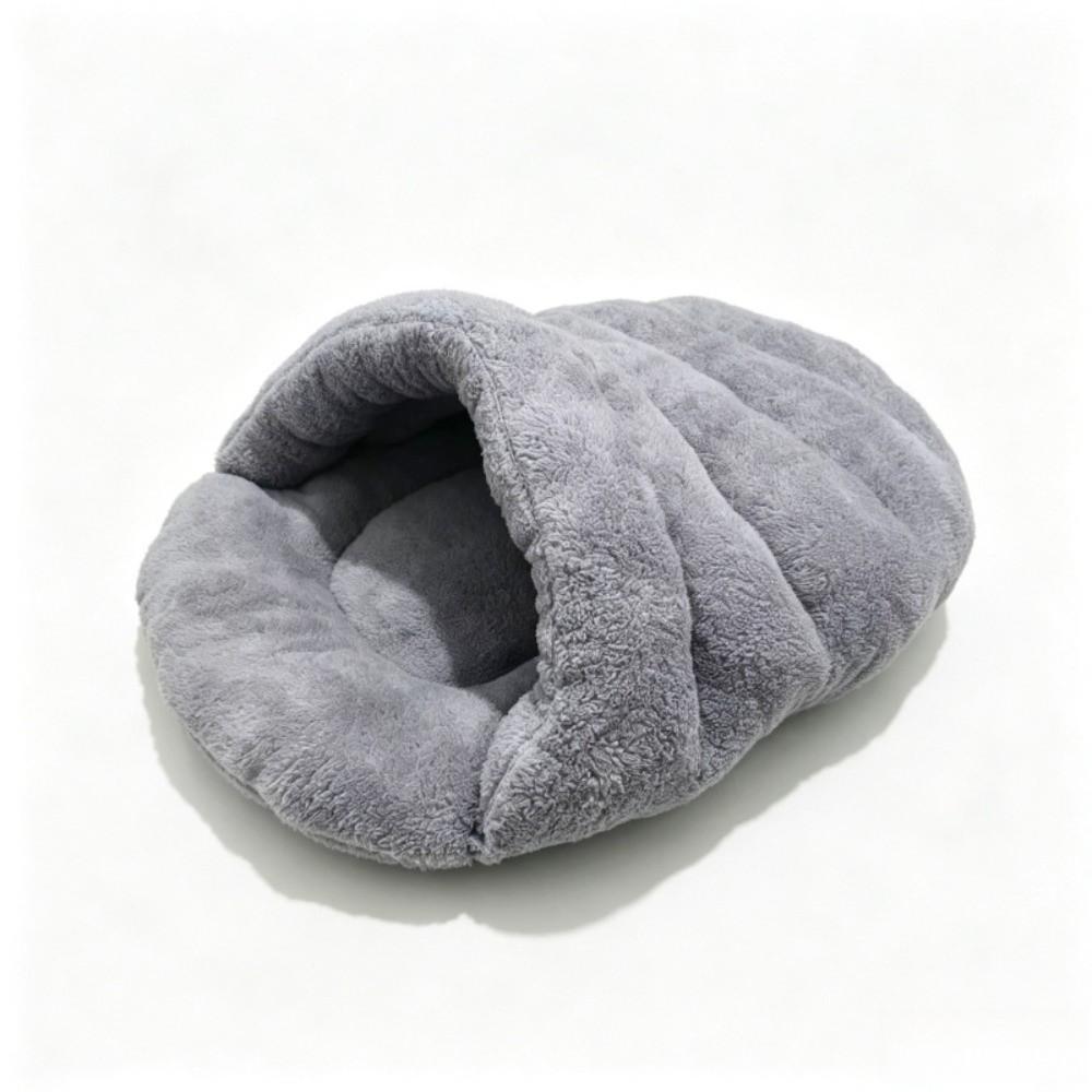 Warm Cat Sleeping Bag Soft Skin-Friendly Semi-enclosed Pet Nest Dog Nest Mat  Cold Weather