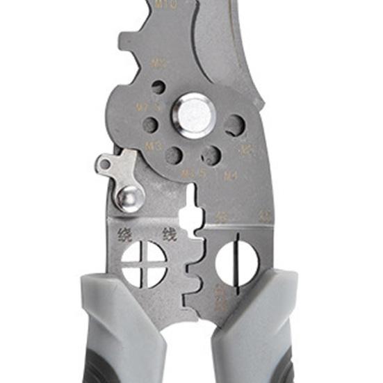 Wire Strippers Precise Stripping 0.08-1.6mm Cutting Crimping Wire Cutter Stripper 21-in-1 Foldable Multi-Function Tool