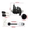 3M5116700AC 4M5AA16B970BA For Ford Focus MK2 C-MAX New Bonnet Release Hood Lock Catch Repair Kit 4895285 1343577 Car Accessories Thread Lock3