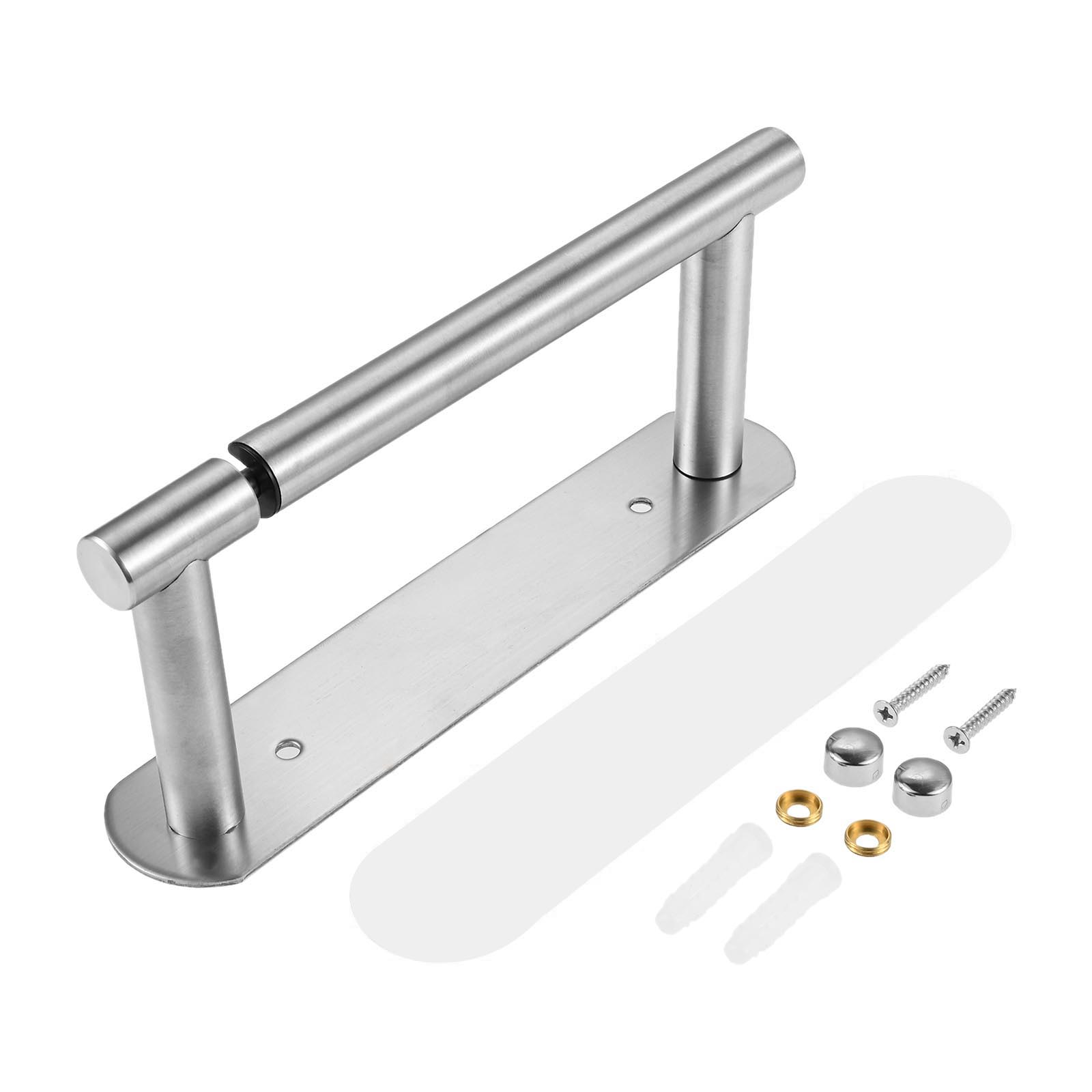 Double Post Pivoting Toilet Paper Holder Stainless Steel Wall Mounted Toilet Paper Dispenser Bathroom Kitchen Tissue Roll Holder