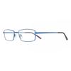 Full Rim Rectangle Purplish Navy Blue Smartbuy Collection Leyton 510 Fashion Unisex Eyeglasses