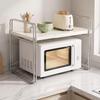 Countertop Microwave Rack with Metal Frame Long-Lasting Kitchen Appliance