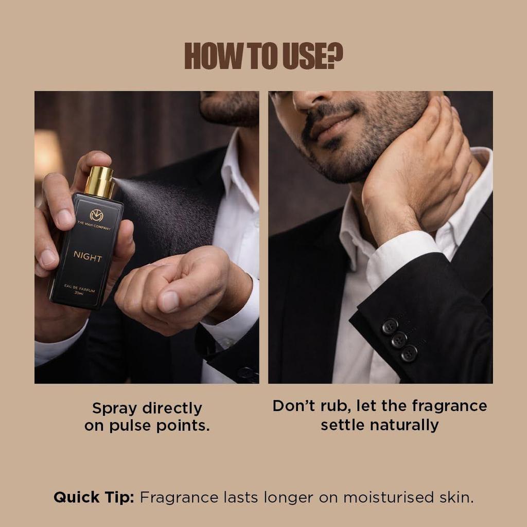 The Man Company Perfume Gift Set for Man 4 X 20ml | Premium Long-Lasting Fragrance EDP - A Gentleman's Moods for Party, Office, Outing and Date |