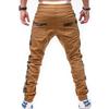 Men's Fashion Casual Pants Plus Size Camouflage Splicing Tights Jogging Pants