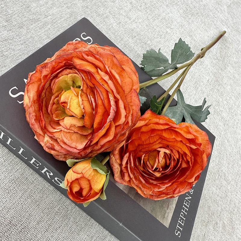Fake Flower Garland With Silk Fabric For Wedding Decor And Photography Props