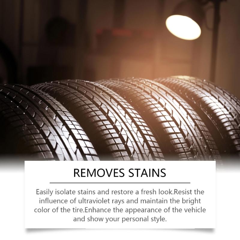 Quick Drying Tire Dressing Tire Shine Sprayer 120ml High Gloss Professional Tyre Shine Tire Coating Sprayer