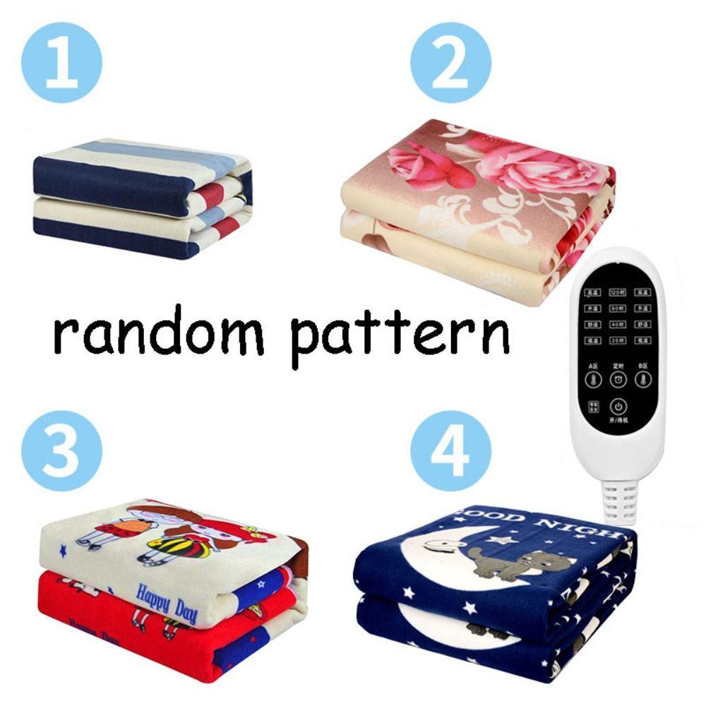 Safe for Single/Double Thermostat Bed Appliance Heated Blanket Winter Supplies Electric Blanket
