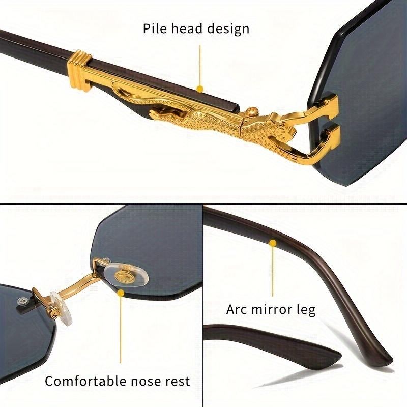 Gafas Deportivas con Estampado de Leopardo Geométrico para Mujer, Montura Compuesta Ligera y Duradera, Gafas de Streetwear de Moda