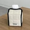 Tissue Paper Storage Box Space-Saving Round Square Roll Paper Tissue Case Table Decor Tissue Bag Living Room Storage Napkin